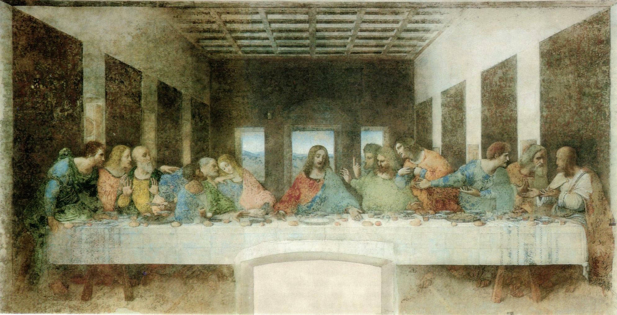 Preciosa Pintura Sobre La Ultima Cena De Jesus Cuadros Last