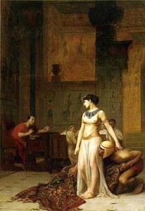 Cleopatra y Cesar por Jean Leon Gerome
