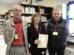 Miguel Carreras, Mª Luisa Sarsa y Javier García