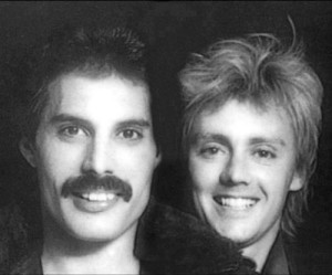 Freddy Mercury y Roger Taylor