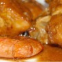 Muslitos de pollo a la marinera Muslitos de pollo a la marinera
