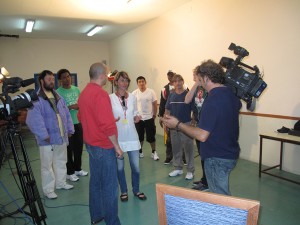 Durante la grabación