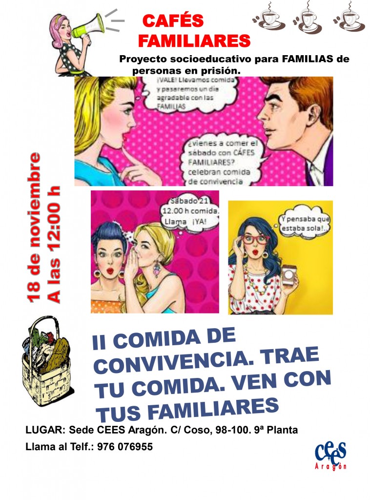 Comida de convivencia. Trae tu comida. Ven con tus familiares