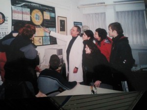 Con alumnos I.B.Blecua preparando viaje al CERN