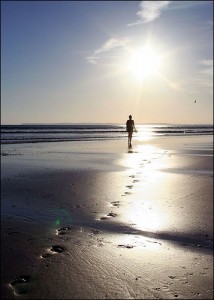 Descalzo por la playa