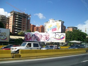Entrando  a Caracas 