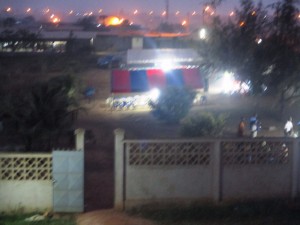 Aspecto de nuestra casa regional esta noche