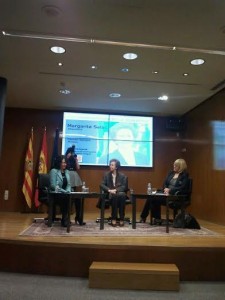 Margarita Salas en Conversaciones en La Aljafería