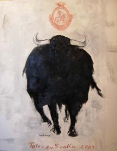 cartel toros feria abril Sevilla 2009