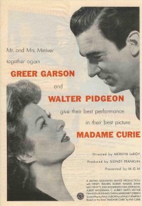 Madame Curie, de Mervin Le Roy