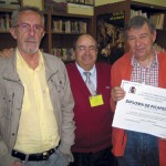 Miguel Carreras y Javier García Aíssa con Mariano Laguna.