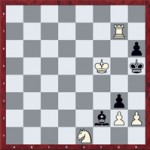Mate en 3: 1.Txg3! Axg3 2.Cf3 3.g4 mate.