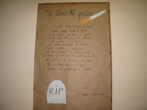 Su tabaco no gracias