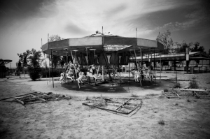 un carrusel en Habbaniya